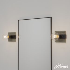 Hunter Donelson 1-Light Sconce in Brushed Iron