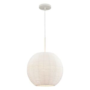 Sophie 1-Light Pendant in White Coral