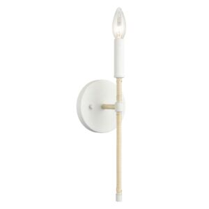 Breezeway 1-Light Wall Sconce in White Coral