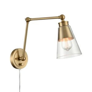 Albany 1-Light Wall Sconce in Brushed Gold