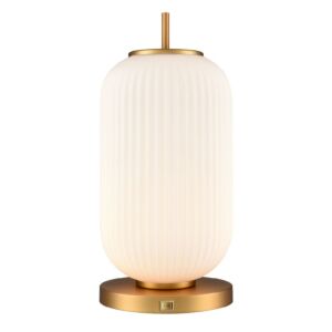 Mount Pearl 1-Light Table Lamp in Brass