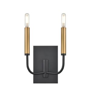 DVI Olivia 2-Light Wall Sconce in Multiple Finishes and Graphite