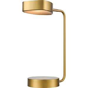 DVI Northen Marches 1-Light Desk Lamp in Brass