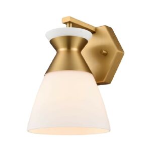 DVI Sunnybrook 2-Light Bathroom Vanity Light in Brass