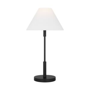 Porteau 1-Light Table Lamp in Midnight Black by Drew & Jonathan