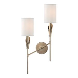  Tate Wall Sconce in Aged Brass