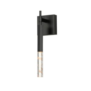 Diaphane 1-Light LED Wall Sconce in Black