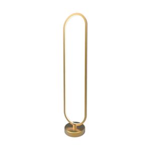 DVI Perigee Ac LED LED Floor Lamp in Brass