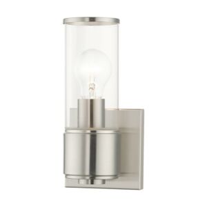 Quincy 1-Light Wall Sconce in Brushed Nickel
