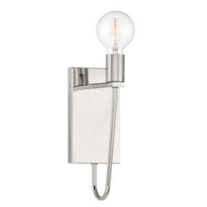 Ravella 1-Light Wall Sconce in Polished Nickel