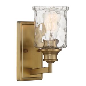 Drake 1-Light Wall Sconce in Brushed Gold