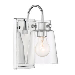 Inwood 1-Light Wall Sconce in Chrome