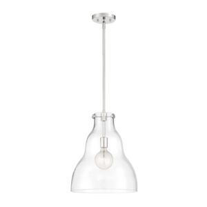 Lakeview 1-Light Pendant in Polished Nickel