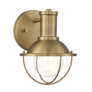 Dalton 1-Light Wall Sconce in Brushed Gold