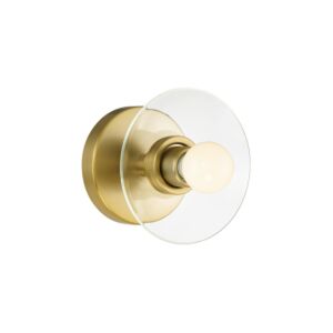 Litto 1-Light Wall Sconce in Brushed Gold