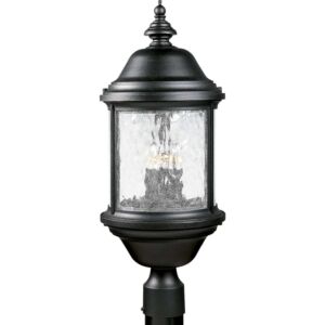 Ashmore 3-Light Post Lantern in Textured Black