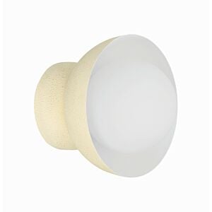 Ventura Dome 1-Light Wall Sconce in Cottage White