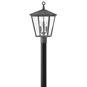 Hinkley Trellis 3-Light Outdoor Light In Aged Zinc