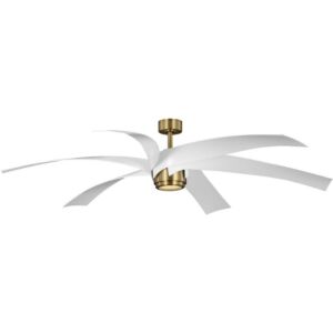 Insigna 1-Light 72" Outdoor Ceiling Fan in Vintage Brass