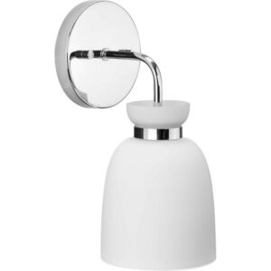 Lexie 1-Light Bathroom Vanity Light & Vanity Light in Polished Chrome