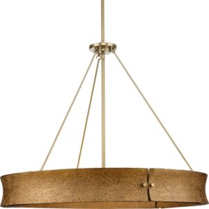 Lusail 6-Light Chandelier in Soft Gold