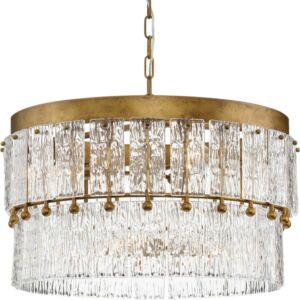 Chevall 6-Light Chandelier in Gold Ombre