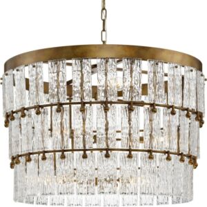 Chevall 9-Light Chandelier in Gold Ombre