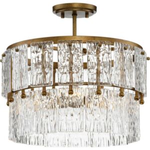 Chevall 3-Light Pendant in Gold Ombre