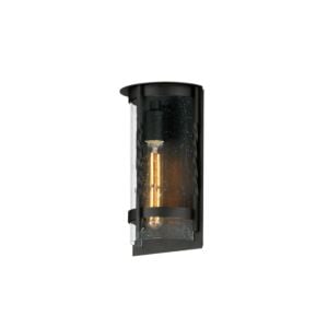Foundry 1-Light Outdoor Wall Sconce in Black