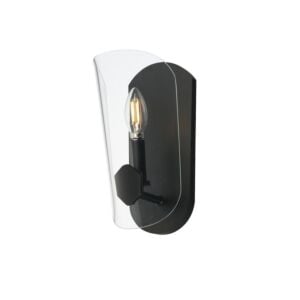 Armory 1-Light Wall Sconce in Black