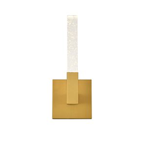 Noemi 1-Light LED Wall Sconce in Satin Gold