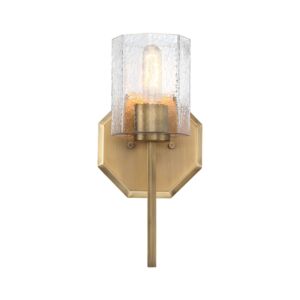 Haven 1-Light Wall Sconce in Old Satin Brass