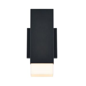 Willowsong 1-Light Outdoor Wall Sconce in Black