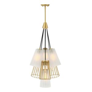 Liana 7-Light Chandelier in Brushed Gold
