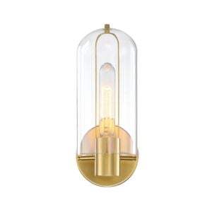 Skylar 1-Light Wall Sconce in Brushed Gold