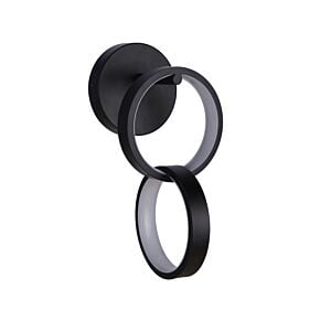 Context 2-Light LED Wall Sconce in Flat Black