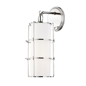  Sovereign Wall Sconce in Polished Nickel