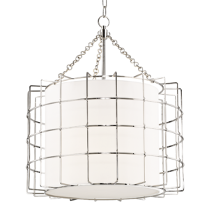  Sovereign Pendant Light in Polished Nickel
