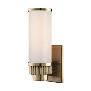  Harper Bathroom Vanity Light in Aged Brass