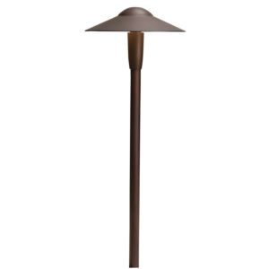 Kichler 22 Inch 2700K LED Dome Path in Textured Architectural Bronze