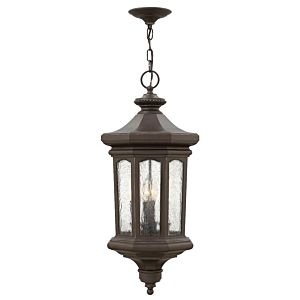 Hinkley Raley 4 Light Outdoor Hanging Light in Oil Rubbed Bronze