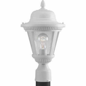 Westport 1-Light Post Lantern in White