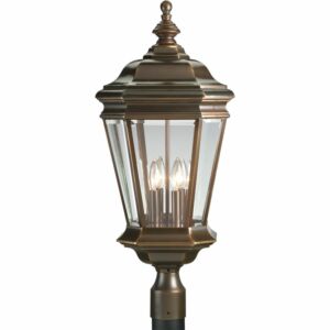 Crawford 4-Light Post Lantern in Oil Rubbed Bronze