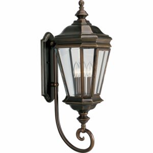 Crawford 3-Light Large Wall Lantern in Oil Rubbed Bronze