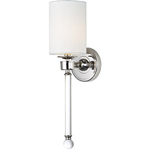 Maxim Lucent 1 Light Wall Sconce in Polished Nickel