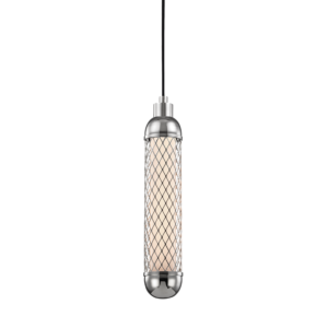 Hudson Valley Hayes 15 Inch Pendant Light in Polished Nickel
