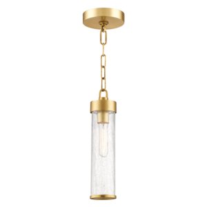 Hudson Valley Soriano Pendant Light in Aged Brass