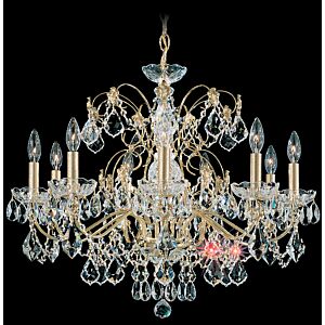 Century 9-Light Chandelier in French Gold
