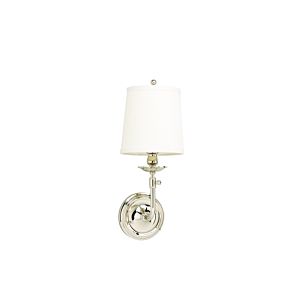 Hudson Valley Logan Wall Sconce in Polished Nickel