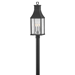 Hinkley Beacon Hill 3-Light Outdoor Light In Museum Black